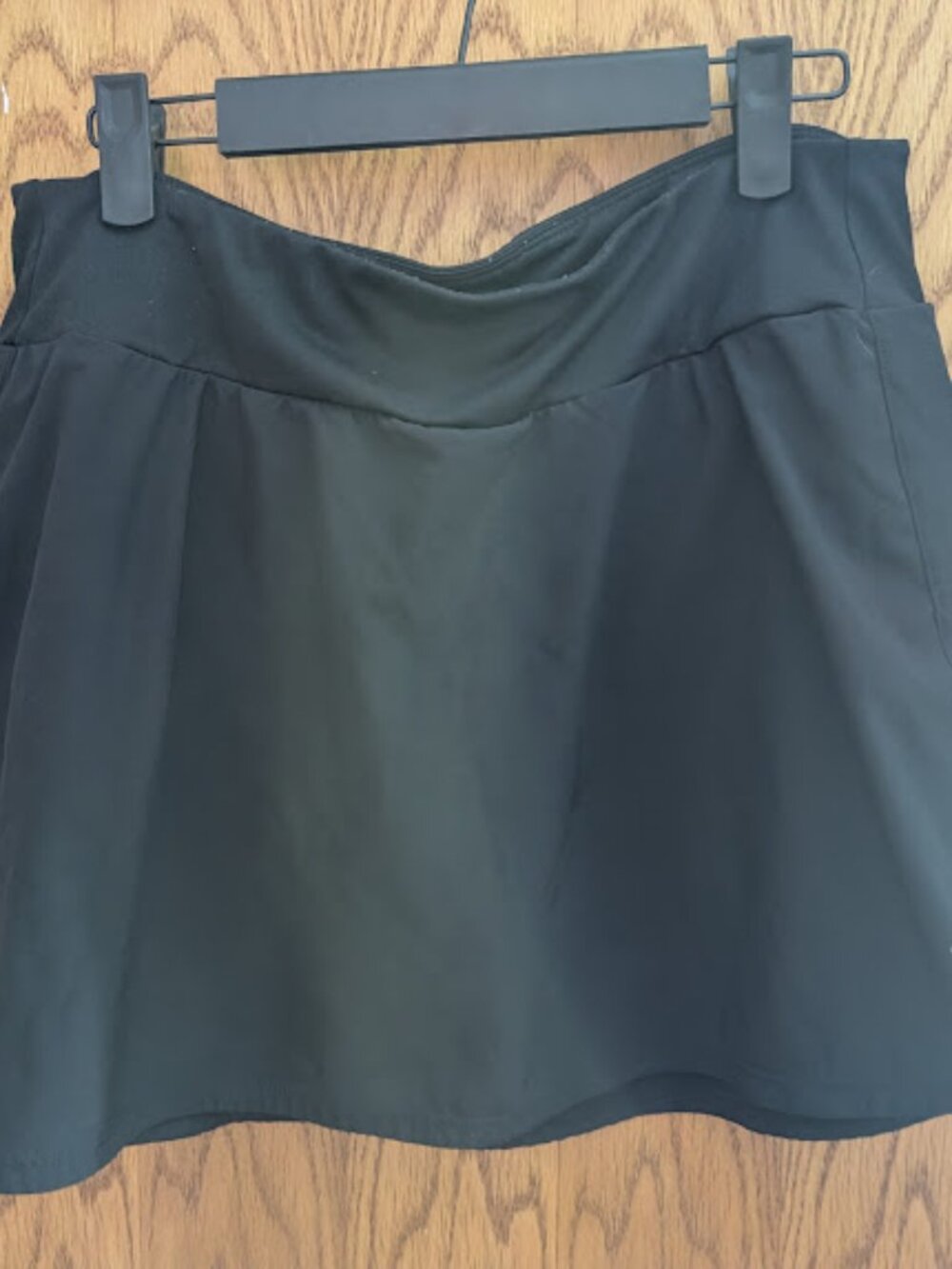 Z by Zella Black Athletic Tennis Skort Built-In Shorts Large, Used